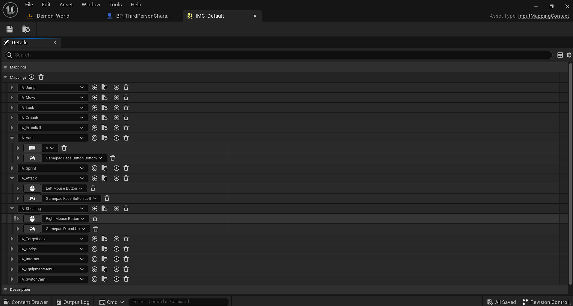 Keybindings