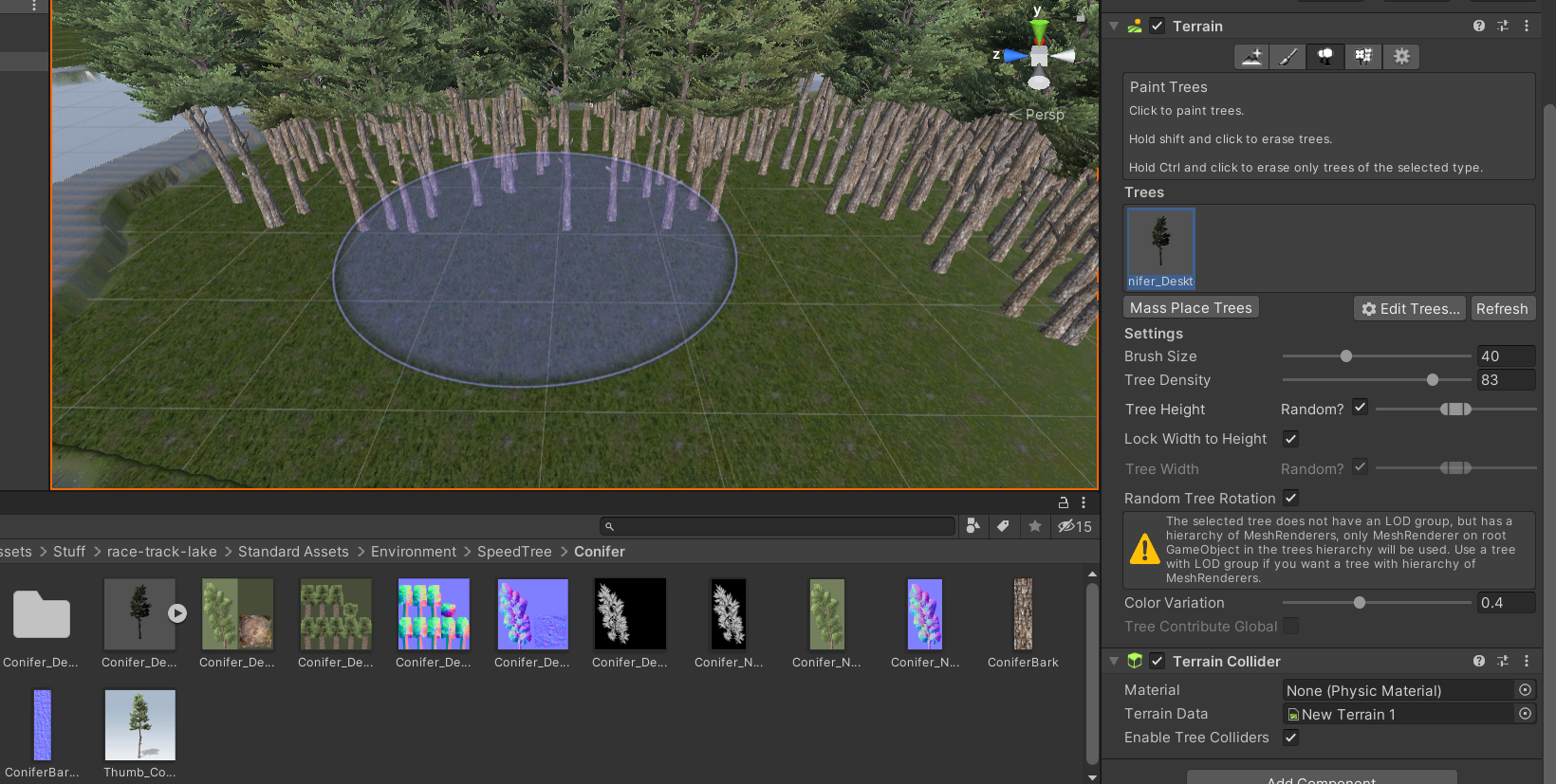 Terrain design